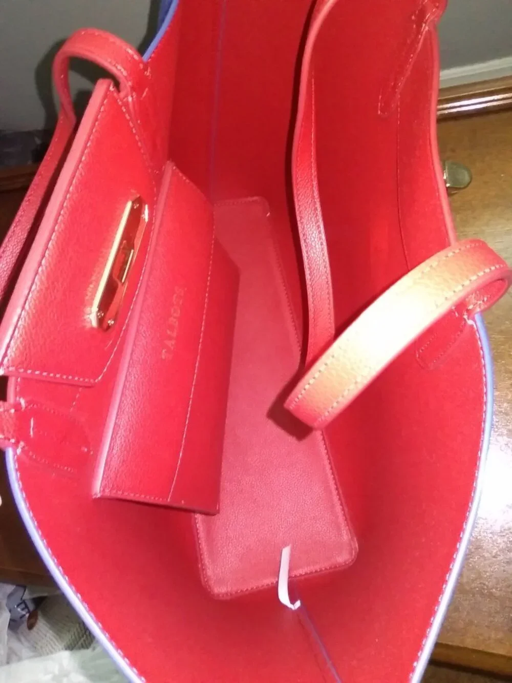 Talbots Christmas Scene Tote - Picture 5 of 10